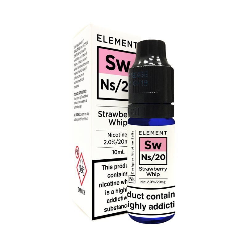 Element Strawberry Whip NS20 | NS10 e-liquid Element Strawberry Whip NS20 | NS10 e-liquid