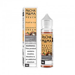 Pacha Mama Peach Papaya Coconut Cream e-liquid
