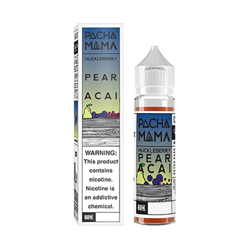 Huckleberry Pear Acai short fill e-liquid by Pacha Mama
