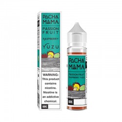 Passion Fruit Raspberry Yuzu short fill e-liquid by Pacha Mama
