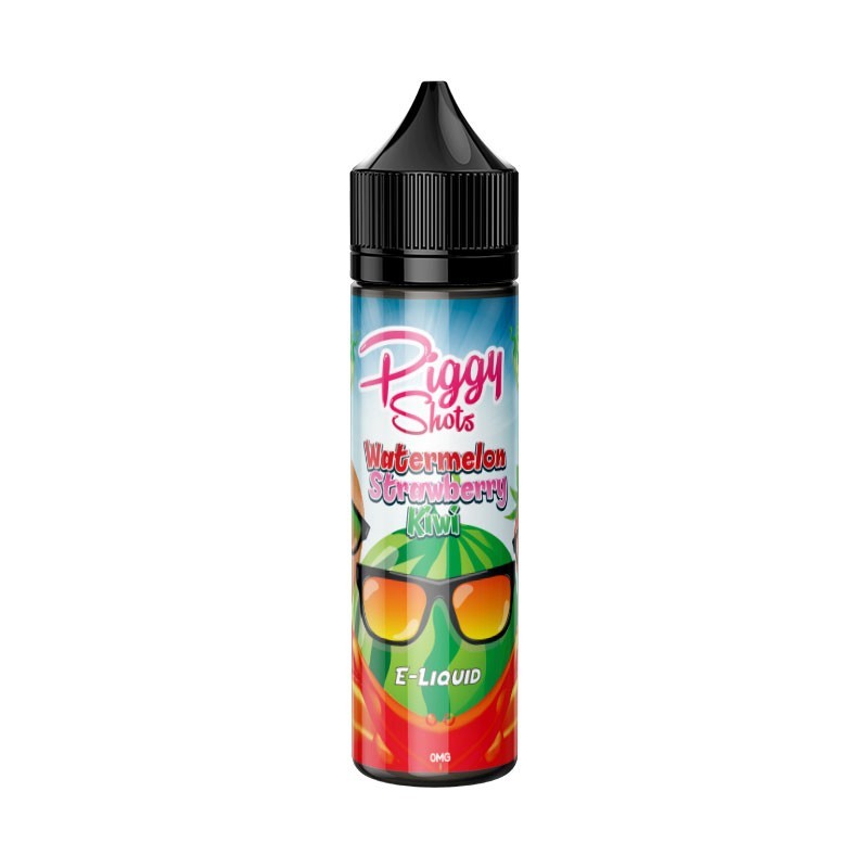 Watermelon Strawberry Kiwi 40ml short fill by Piggy Shots e-liquid Watermelon Strawberry Kiwi 40ml short fill by Piggy Shots e-liquid