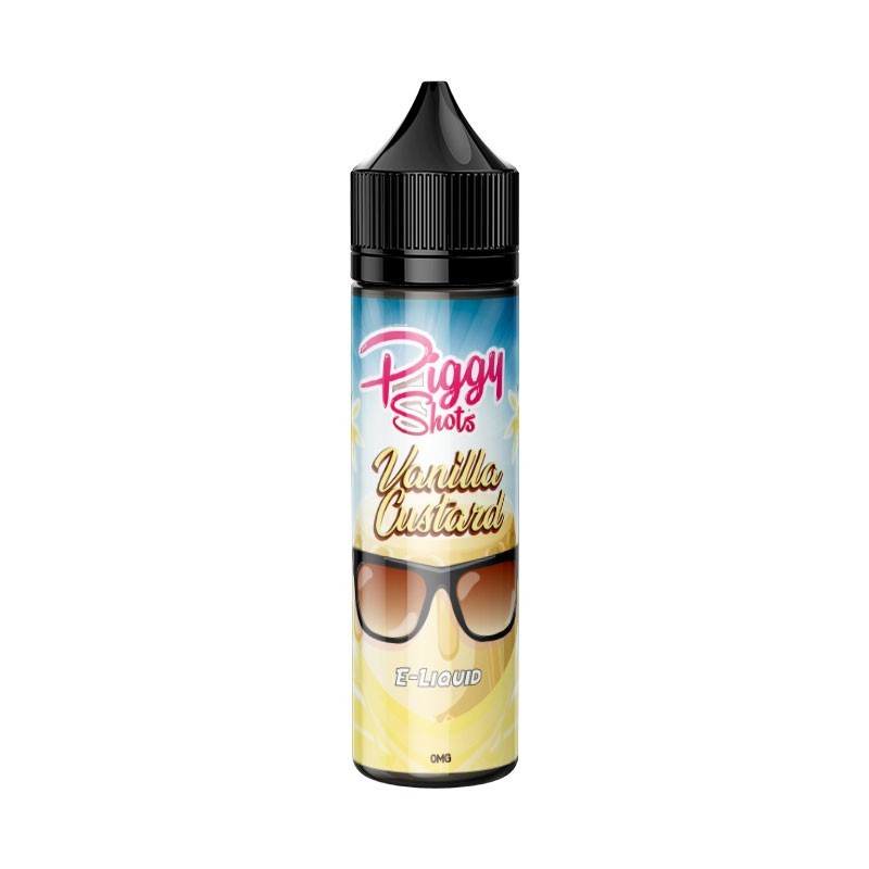 Vanilla Custard 40ml short fill by Piggy Shots e-liquid Vanilla Custard 40ml short fill by Piggy Shots e-liquid