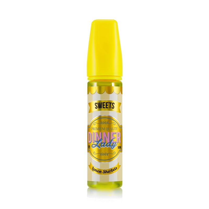 Lemon Sherbets e-Liquid 50ml short fill - Dinner Lady Tuck Shop Lemon Sherbets e-Liquid 50ml short fill - Dinner Lady Tuck Shop