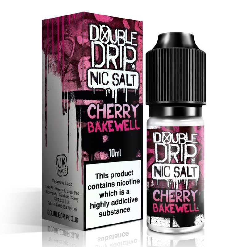 Cherry Bakewell e-liquid 10ml - Double Drip Nic Salt Cherry Bakewell e-liquid 10ml - Double Drip Nic Salt