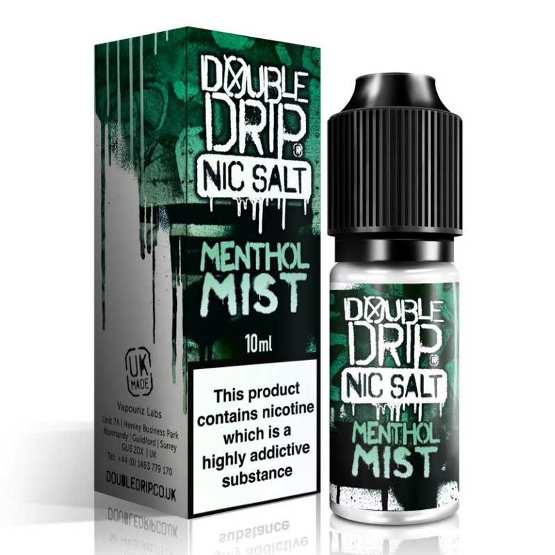 Menthol Mist e-liquid 10ml - Double Drip Nic Salt Menthol Mist e-liquid 10ml - Double Drip Nic Salt