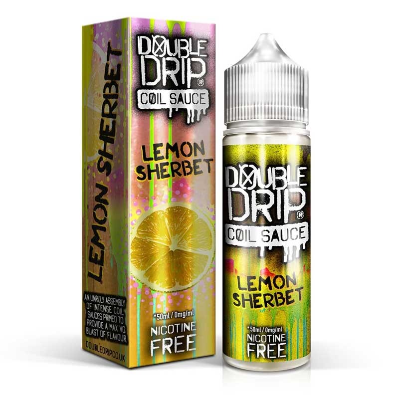 Lemon Sherbet e-liquid 50ml short fill - Double Drip Lemon Sherbet e-liquid 50ml short fill - Double Drip