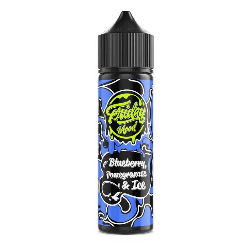 Blueberry Pomegranate Ice e-liquid 40ml short fill - Friday Mood Blueberry Pomegranate Ice e-liquid 40ml short fill - Friday Mood