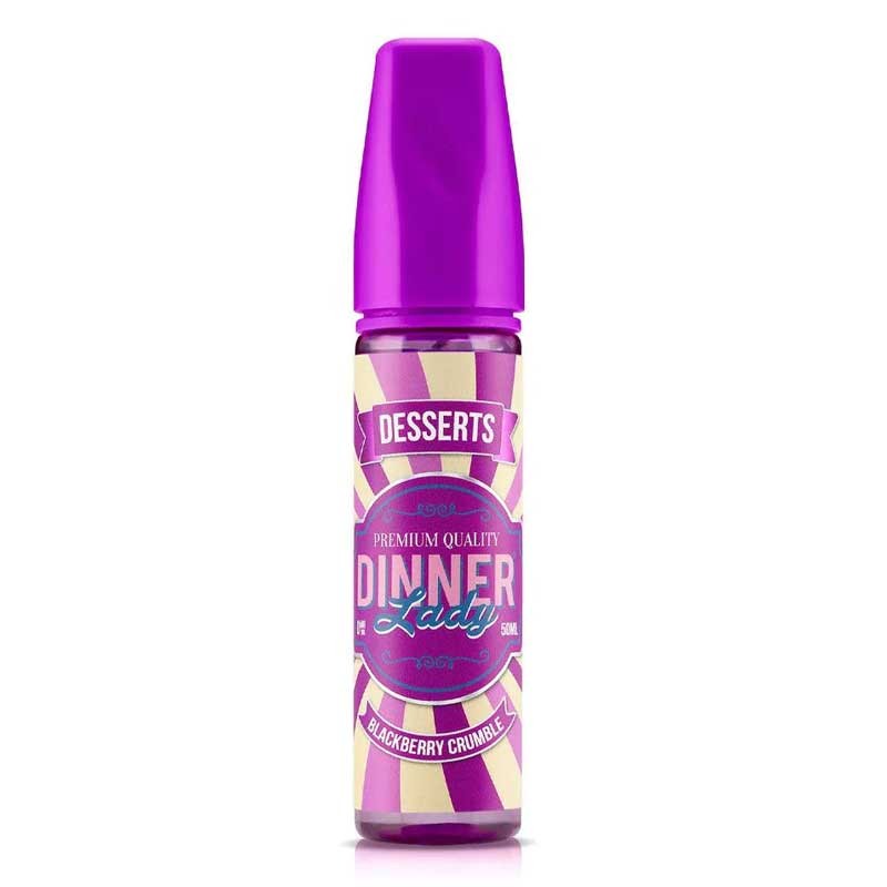 Blackberry Crumble e-Liquid 50ml short fill - Dinner Lady Desserts Blackberry Crumble e-Liquid 50ml short fill - Dinner Lady Desserts