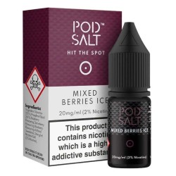 Mixed Berry Ice e-liquid 10ml - Pod Salt Nic Salt