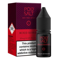Pod Salt Mixed Berries e-liquid | 10ml 50% VG