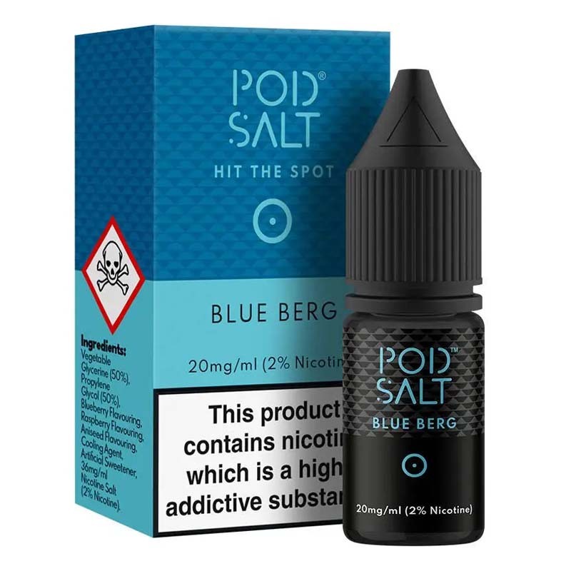 Blue Berg e-liquid 10ml - Pod Salt Nic Salt Blue Berg e-liquid 10ml - Pod Salt Nic Salt