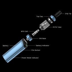 Vaporesso Gen Fit vape kit components
