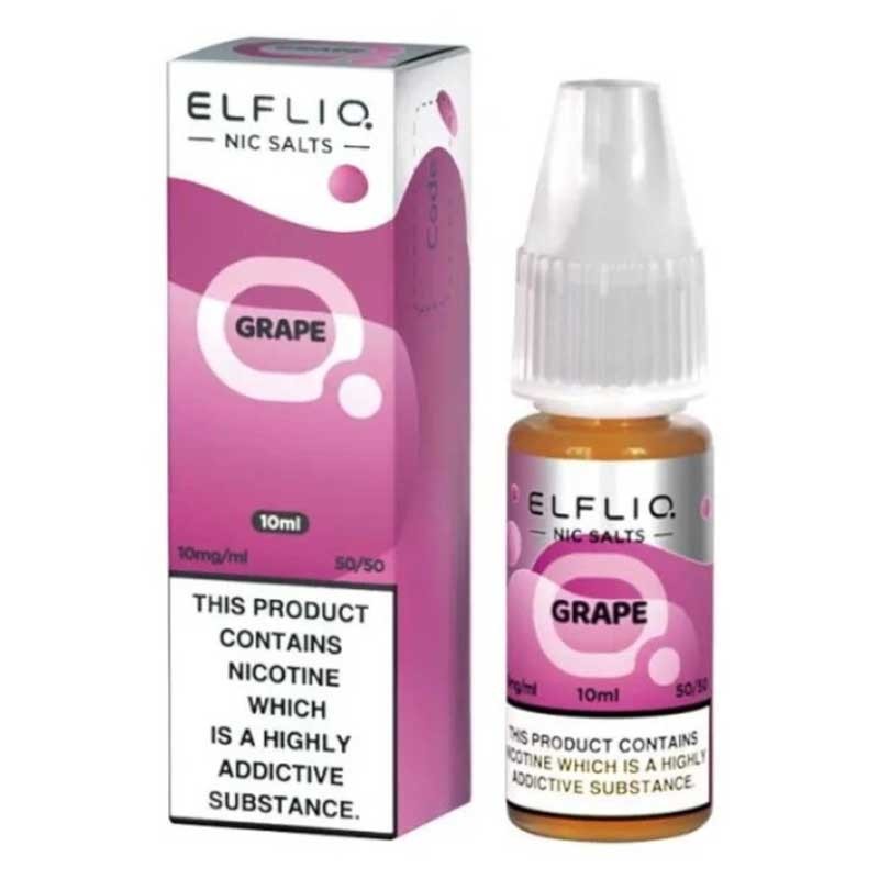 Grape e-liquid 10ml - Elf Bar Elfliq Nic Salt Grape e-liquid 10ml - Elf Bar Elfliq Nic Salt
