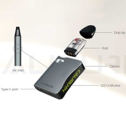 Uwell Caliburn AK3 vape kit components