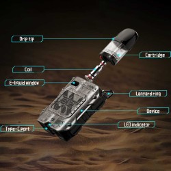 Uwell Caliburn Tenet Koko vape kit components