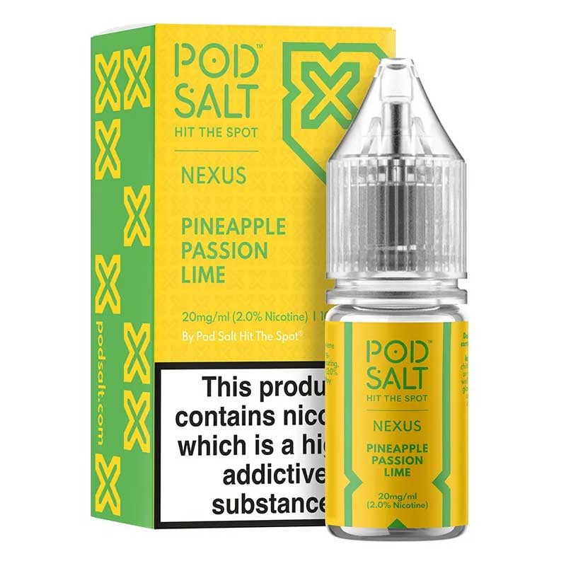 Pineapple Passion Lime e-liquid 10ml - Pod Salt Nexus Nic Salt Pineapple Passion Lime e-liquid 10ml - Pod Salt Nexus Nic Salt