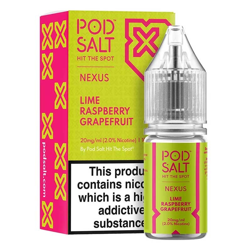 Lime Raspberry Grapefruit e-liquid 10ml - Pod Salt Nexus Nic Salt Lime Raspberry Grapefruit e-liquid 10ml - Pod Salt Nexus Nic Salt