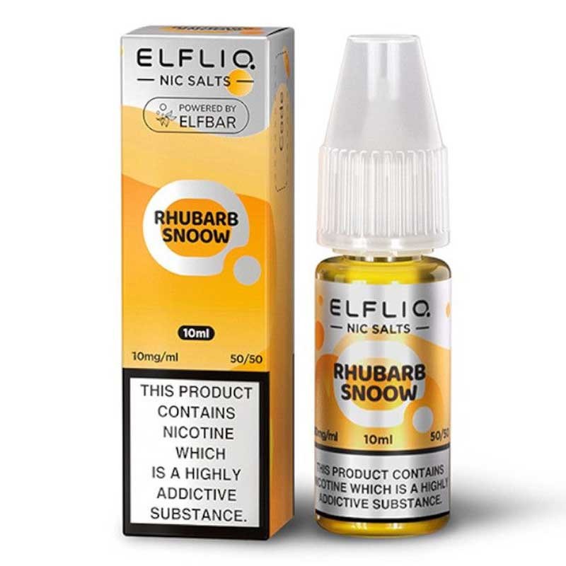 Rhubarb Snoow e-liquid 10ml - Elf Bar Elfliq Nic Salt Rhubarb Snoow e-liquid 10ml - Elf Bar Elfliq Nic Salt