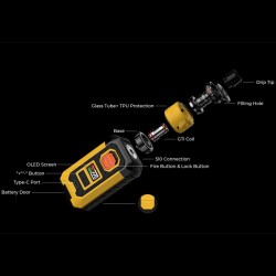Vaporesso Armour Max vape kit components