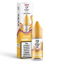 Apple Peach e-liquid 10ml - Crystal Clear Bar Nic Salt