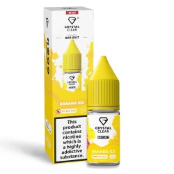 Banana Ice e-liquid 10ml - Crystal Clear Bar Nic Salt