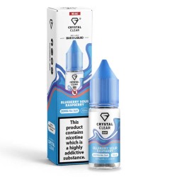 Blueberry Sour Raspberry e-liquid 10ml - Crystal Clear Bar Nic Salt