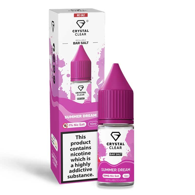 Summer Dream e-liquid 10ml - Crystal Clear Bar Nic Salt Summer Dream e-liquid 10ml - Crystal Clear Bar Nic Salt