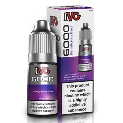Berrylicious Blast e-liquid 10ml - IVG 6000 Nic Salt