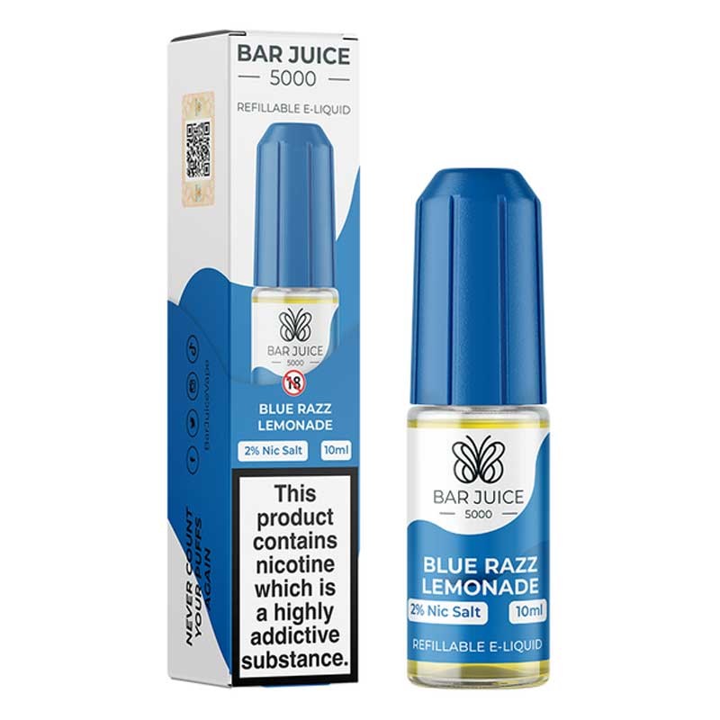 Blue Razz Lemonade e-liquid 10ml - Bar Juice 5000 Nic Salt Blue Razz Lemonade e-liquid 10ml - Bar Juice 5000 Nic Salt