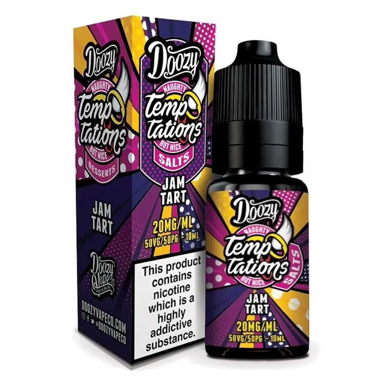 Jam Tart e-liquid 10ml - Doozy Temptations Nic Salt Jam Tart e-liquid 10ml - Doozy Temptations Nic Salt
