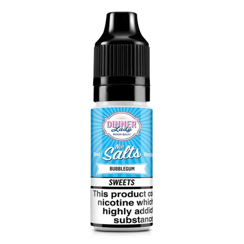 Bubblegum e-liquid 10ml - Dinner Lady Nic Salt Bubblegum e-liquid 10ml - Dinner Lady Nic Salt