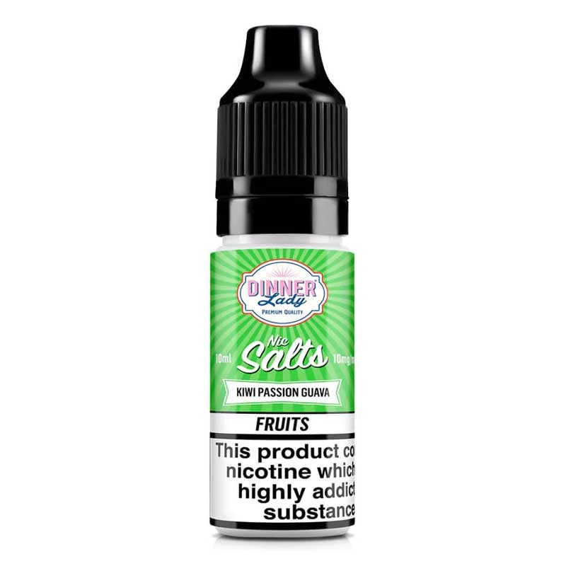 Kiwi Passion Guava e-liquid 10ml - Dinner Lady Nic Salt Kiwi Passion Guava e-liquid 10ml - Dinner Lady Nic Salt