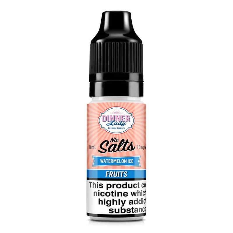 Watermelon Ice e-liquid 10ml - Dinner Lady Nic Salt Watermelon Ice e-liquid 10ml - Dinner Lady Nic Salt
