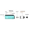 Eleaf Ijust P40 vape kit components