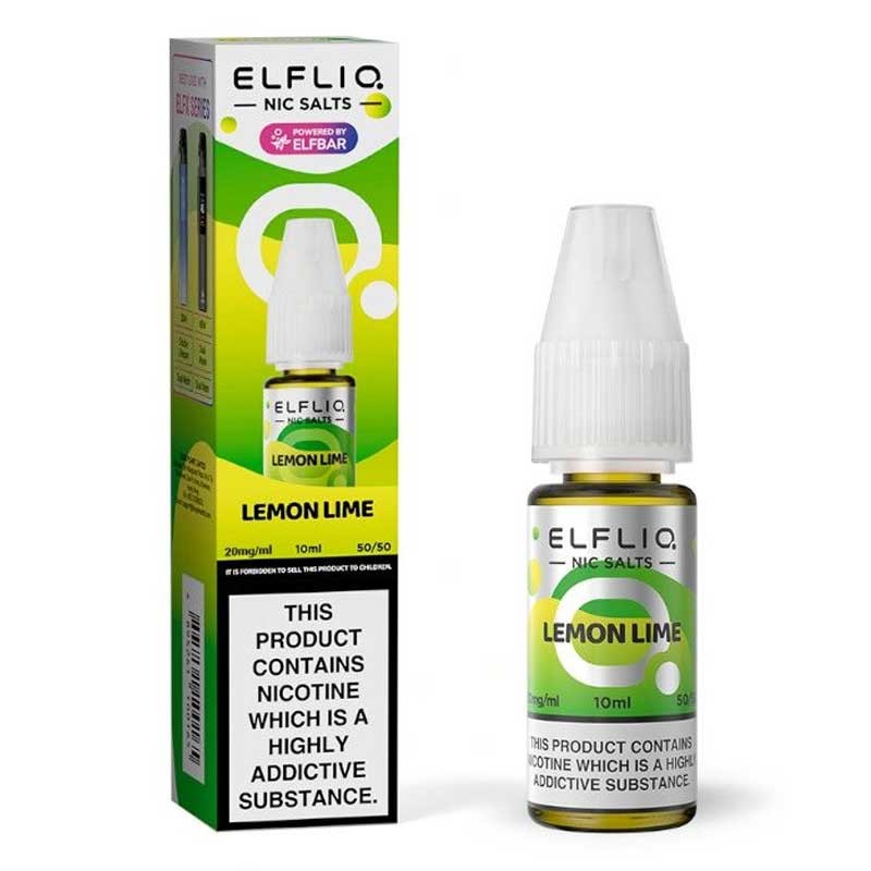 Lemon Lime e-liquid 10ml - Elf Bar Elfliq Nic Salt Lemon Lime e-liquid 10ml - Elf Bar Elfliq Nic Salt