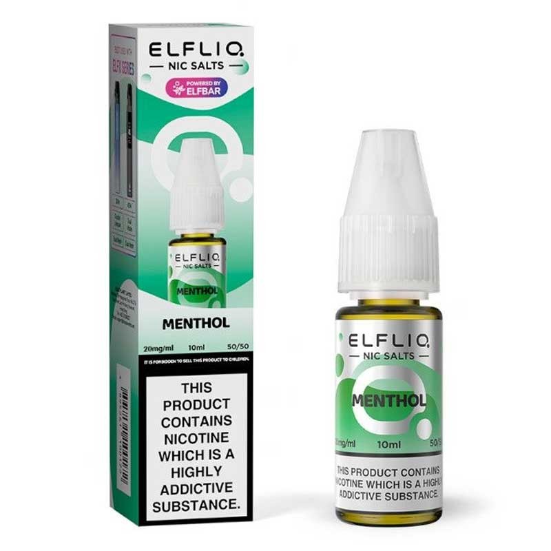 Menthol e-liquid 10ml - Elf Bar Elfliq Nic Salt Menthol e-liquid 10ml - Elf Bar Elfliq Nic Salt