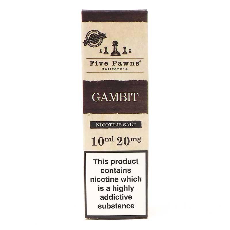 Gambit e-liquid 10ml - Five Pawns Nic Salt Gambit e-liquid 10ml - Five Pawns Nic Salt