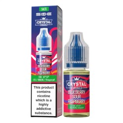 Blueberry Sour Raspberry e-liquid 10ml - SKE Crystal Nic Salt