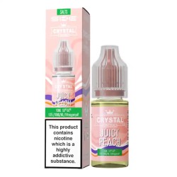 Juicy Peach e-liquid 10ml - SKE Crystal Nic Salt