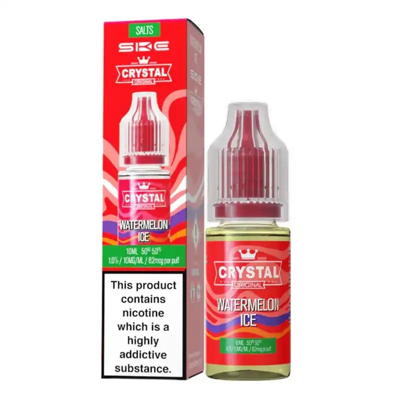 Watermelon Ice e-liquid 10ml - SKE Crystal Nic Salt Watermelon Ice e-liquid 10ml - SKE Crystal Nic Salt