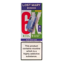 Blue Razz Gami - Lost Mary BM6000
