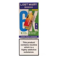 Cherry Peach Lemonade - Lost Mary BM6000