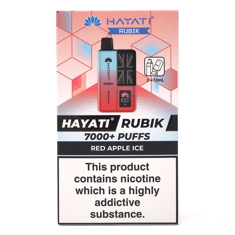 Red Apple Ice - Hayati Rubik 7000 Red Apple Ice - Hayati Rubik 7000